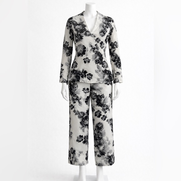 MELLODAY Pants - MELLODAY Monochrome Silky Matching Set